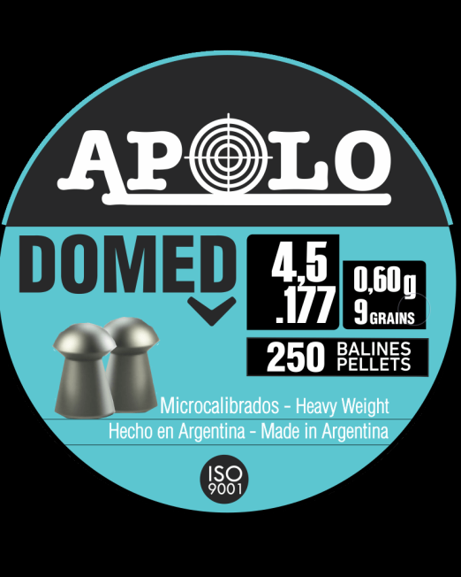 vlhmata aerobolou apolo domed 4,5mm tem250